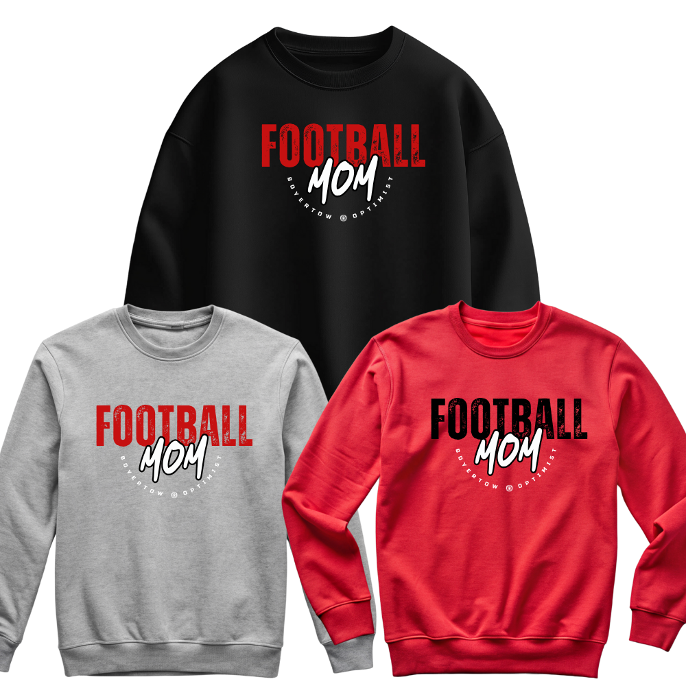 Boyertown Optimist Youth Football Unisex Crewneck Football MOM