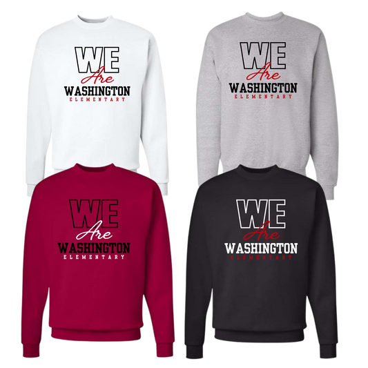 Washington Elementary Crewneck Unisex WE ARE