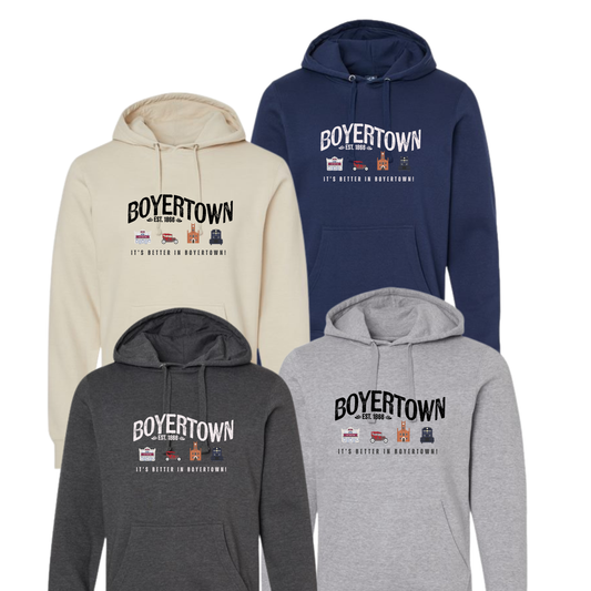 Building A Better Boyertown Hoodie Sweatshirt Icons