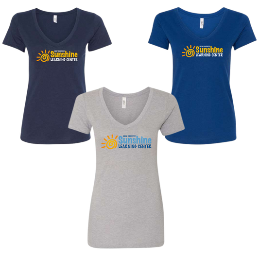 Sunshine Learning Center Womens Vneck Tee