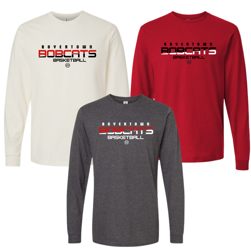 Bobcats Long Sleeve Cotton Tee Unisex Switch