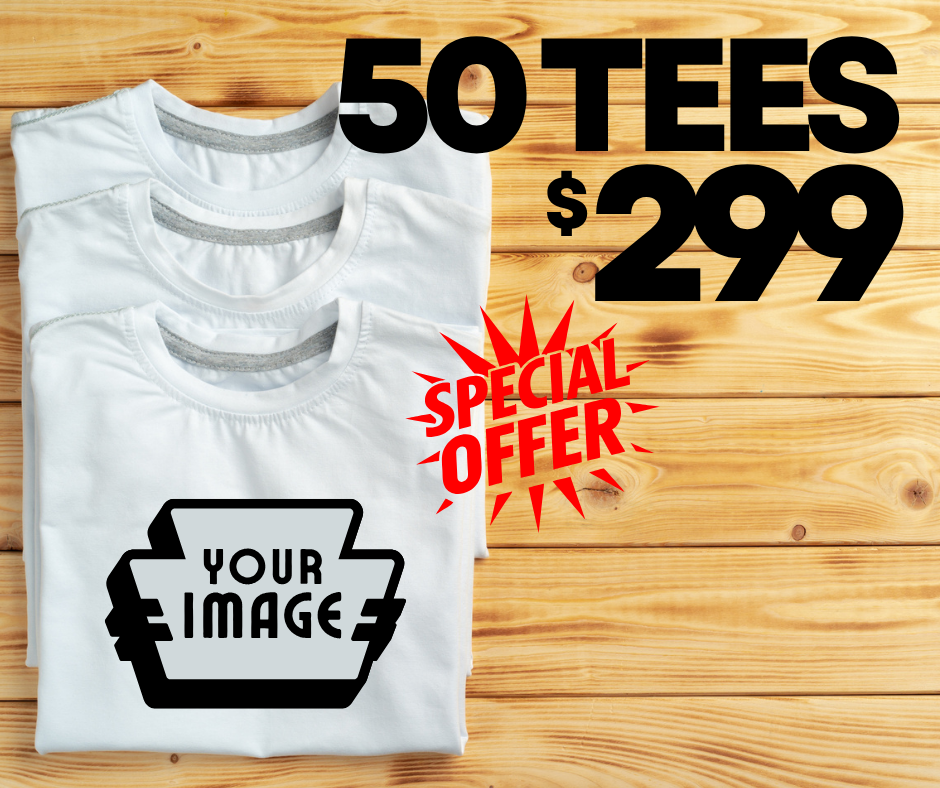 50 Cotton Tee Special - $299