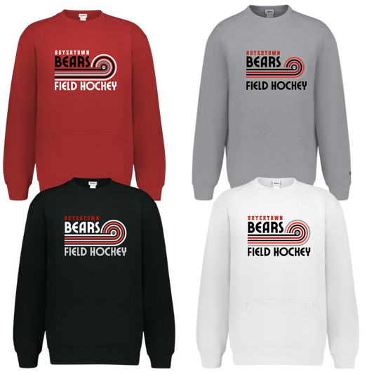 Boyertown Optimist Field Hockey Front Pocket Crewneck - Scoop