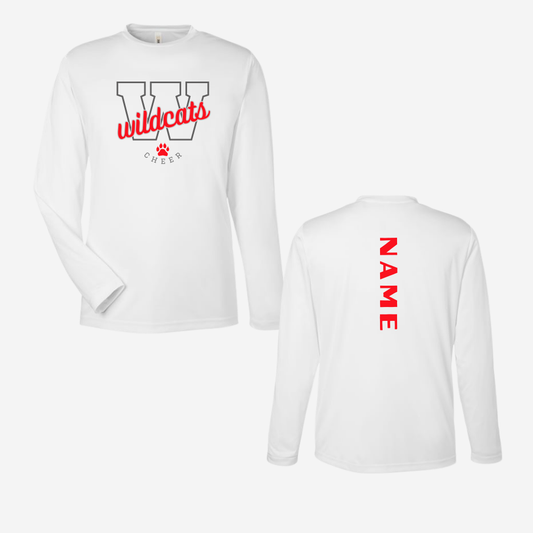 CYFO Cheer  Custom Performance Tee  Long Sleeve
