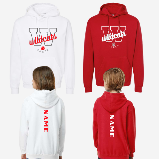 CYFO Cheer Unisex Custom Name Hoodie