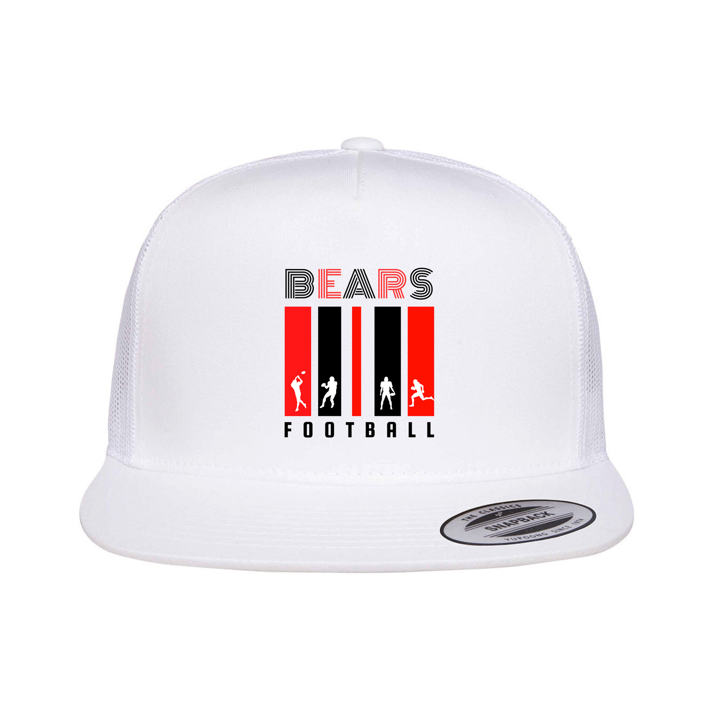 Bears Football Arcade White Trucker Hat