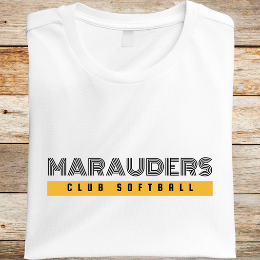 Retro Marauders Club White Tee