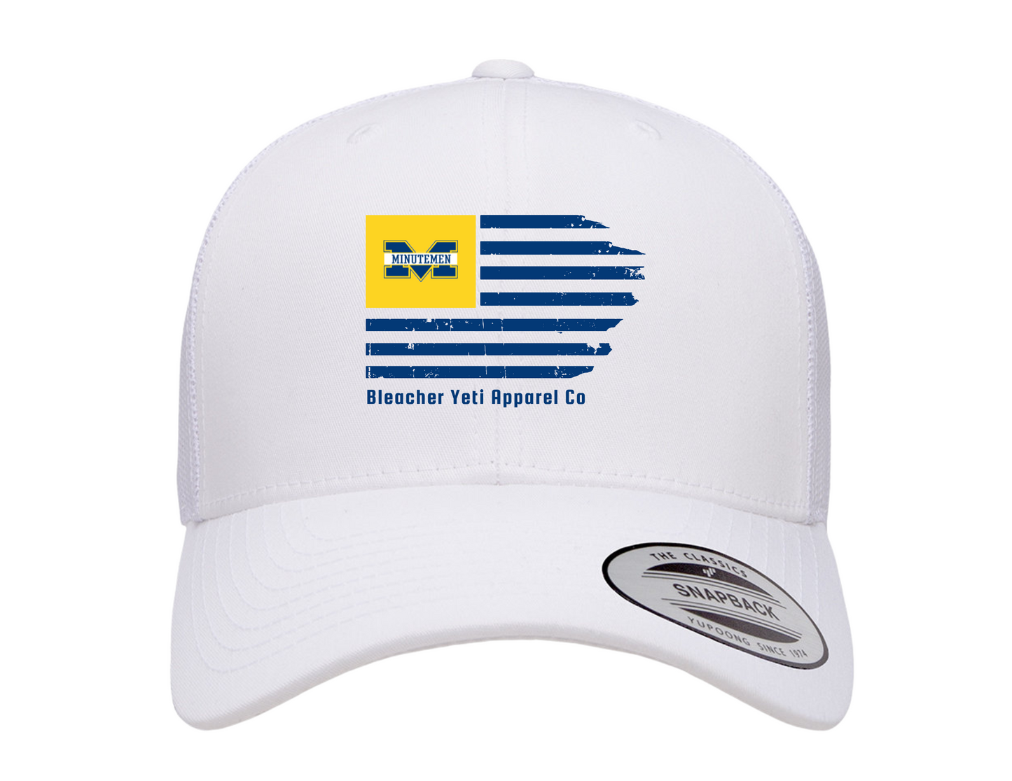 Minutemen Retro Fit Trucker Hat White MM Nation