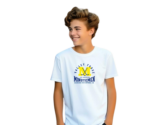 Minutemen Tee Echo Design White