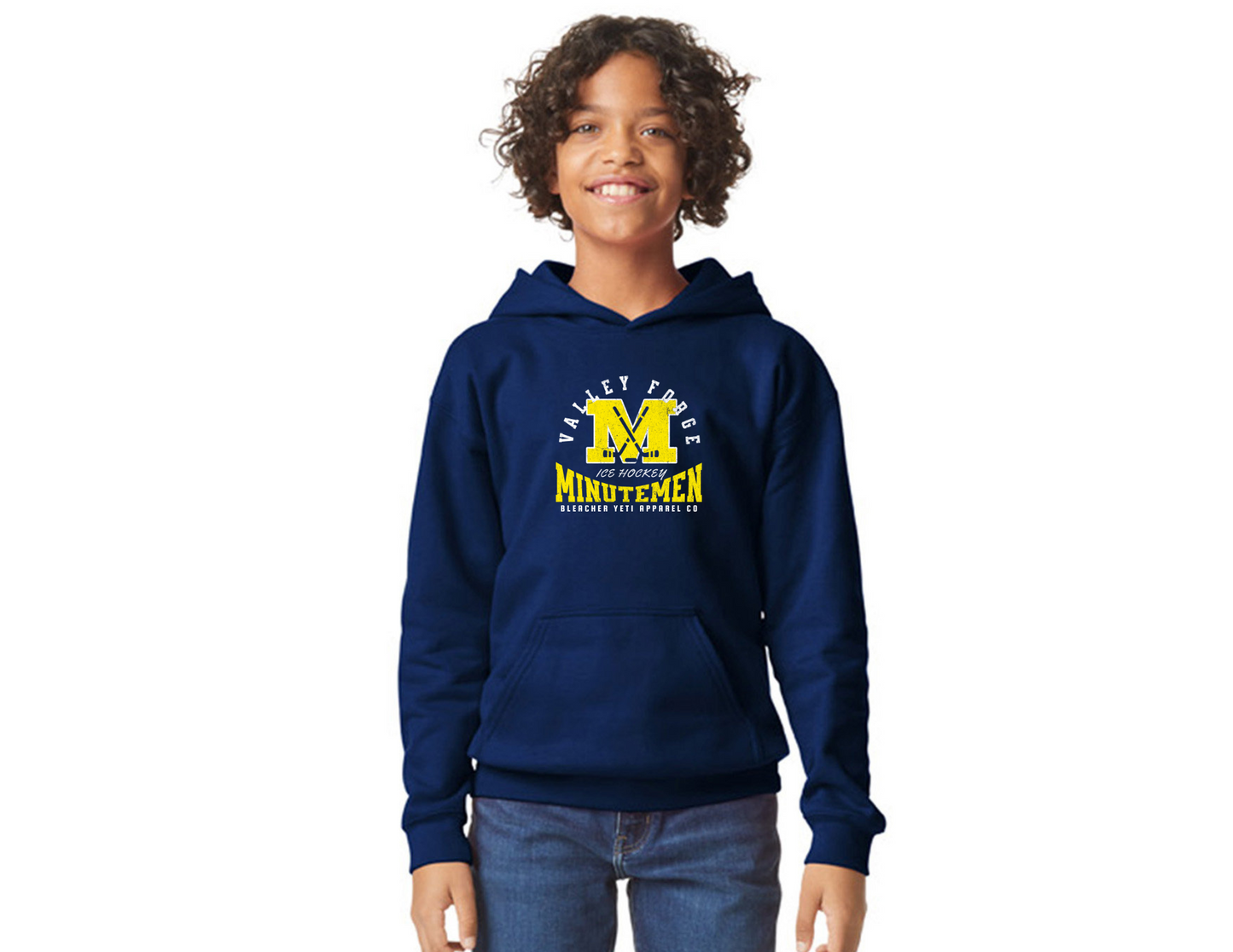 Minutemen Youth Hoodie Echo Design