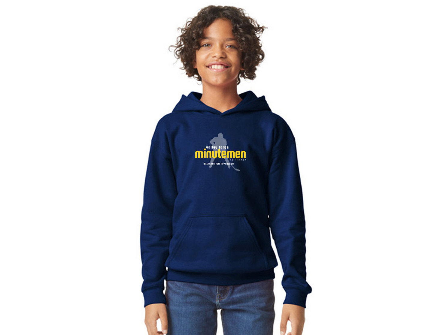 Minutemen Youth Hoodie Open Ice