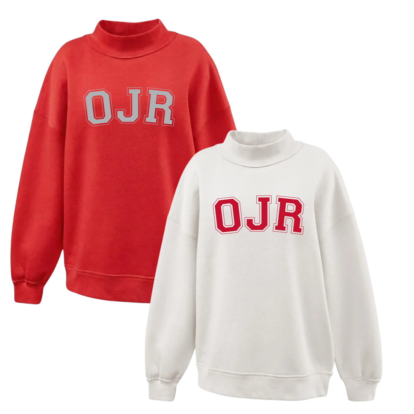 OJR Football Womens Mockneck VARSITY STYLE