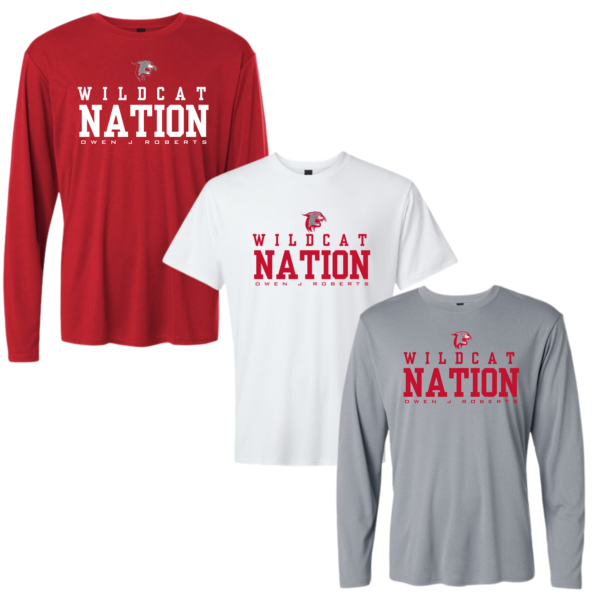 OJR Football Dri Fit Apparel - Wildcat Nation