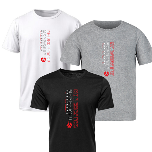 Norchester Wrestling Vertical Tee Shirt