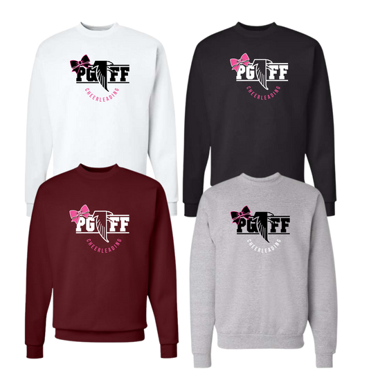 PGFF Cheer Unisex Crewneck Sweatshirt - Bow