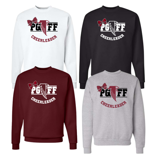 PGFF Cheer Unisex Crewneck Sweatshirt - Bow