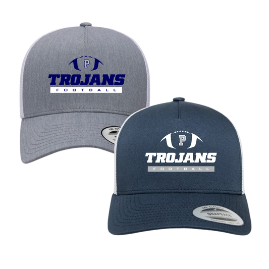Pottstown Trojans Football Retro Printed Trucker Hat