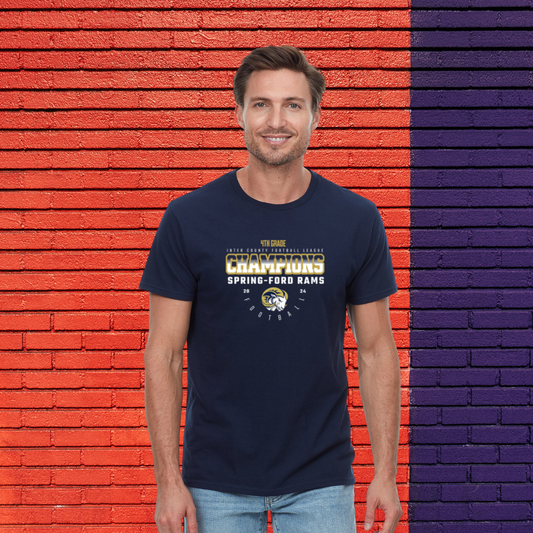 Spring-Ford ICFL Champs Unisex Adult Cotton Tee