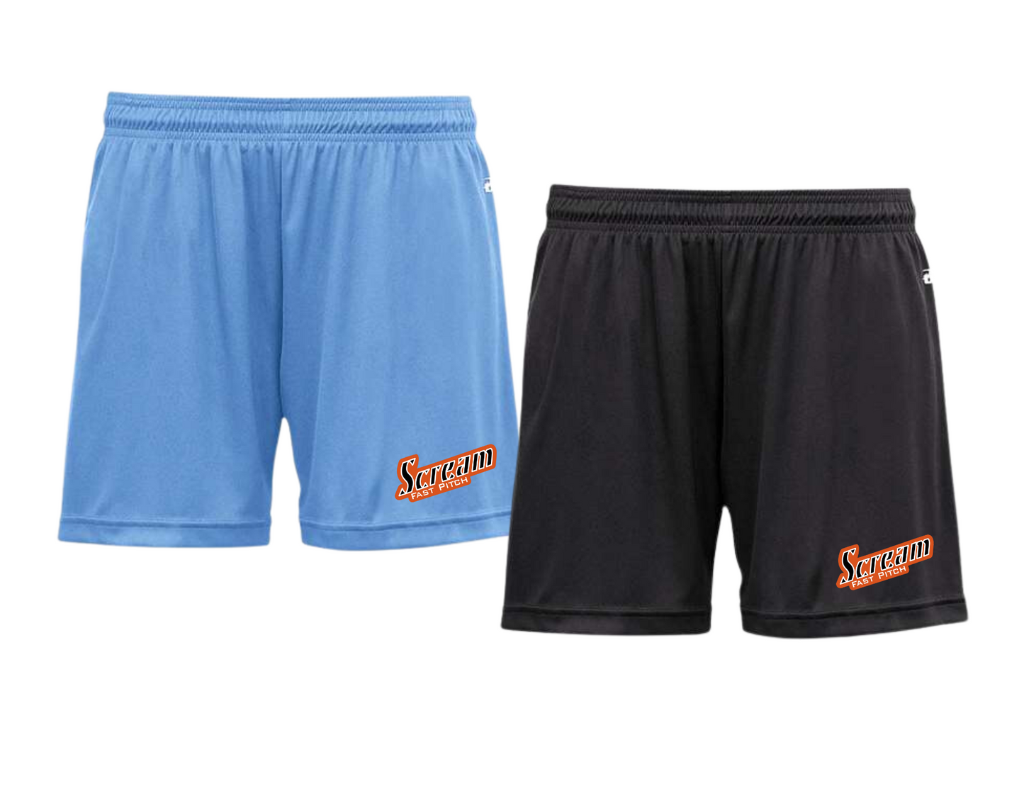 Scream Ladies Traning Shorts 5" Team Scream