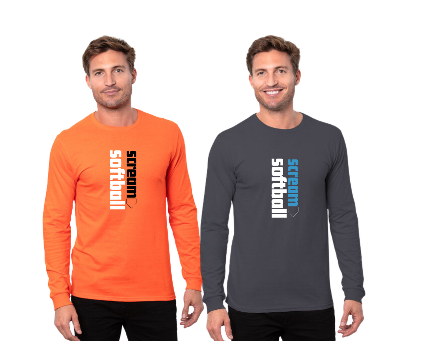 Scream Vertical LS Tee Unisex