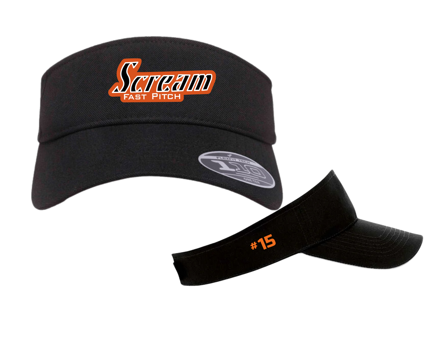 Scream Softball Team Visor