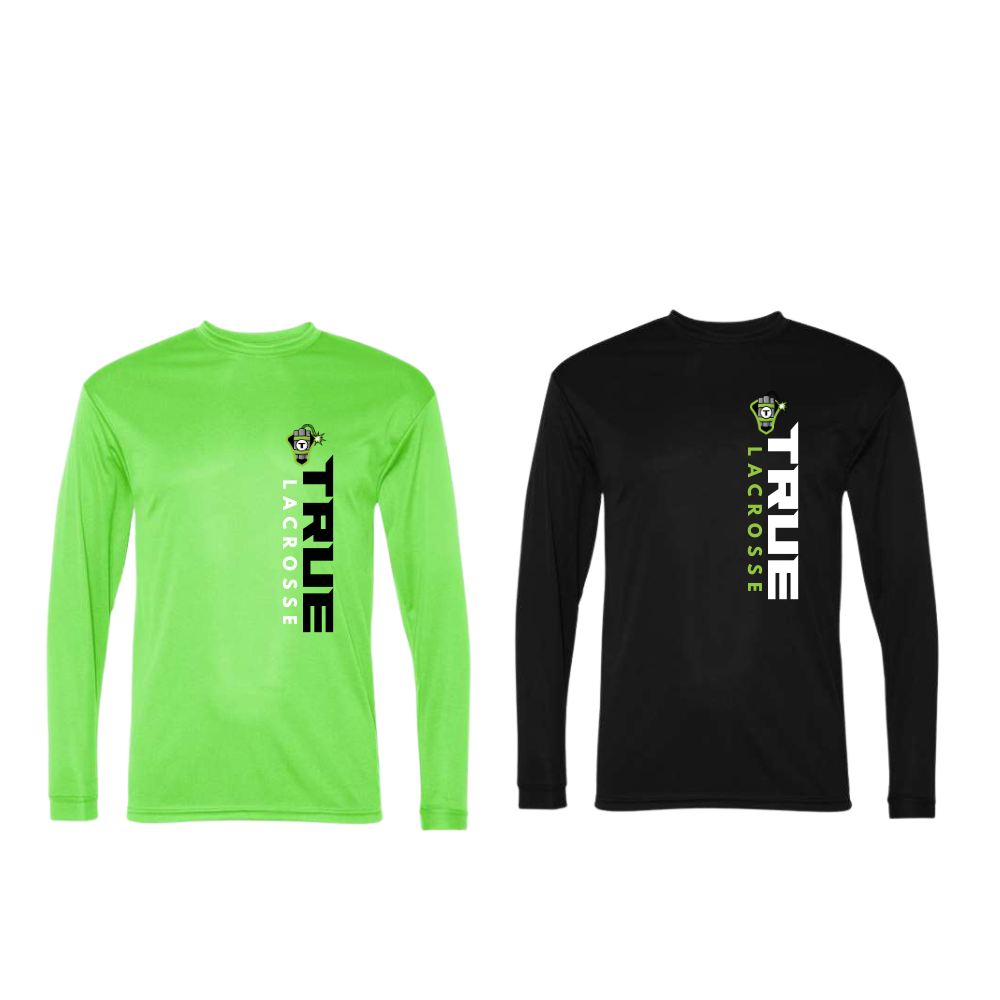 TRUE Dynamite Unisex  LS Performance Tee Vertical