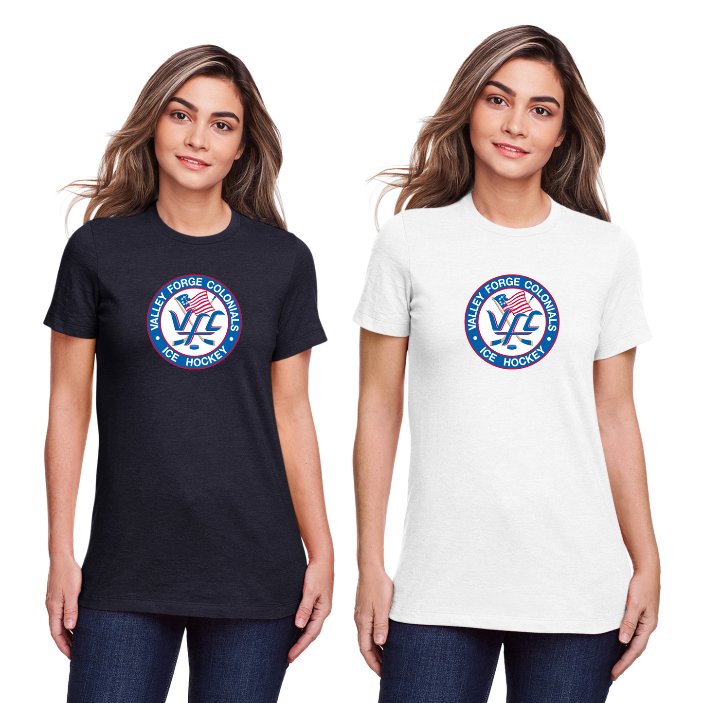 Colonials OG Womens Tee White & Navy