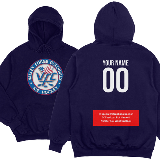 Colonials  Custom Hoodie Shirt Name & Number