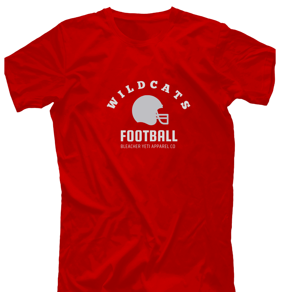 Wildcats Football Classic Helmet Tee