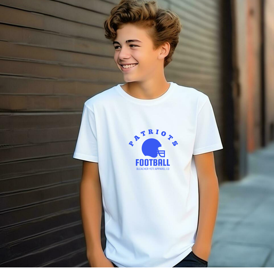 GV Football Helmet Logo Tee