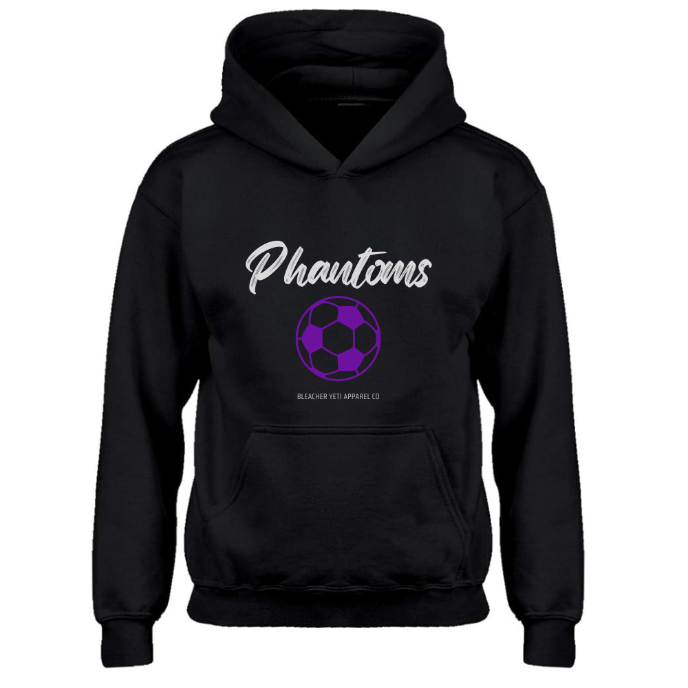 Phoenixville Black Soccer Youth Hoodie