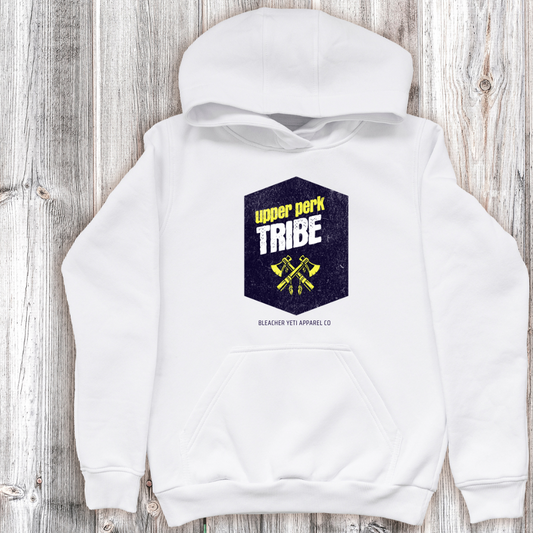 UP Tribe Axe Vintage White Hoodie