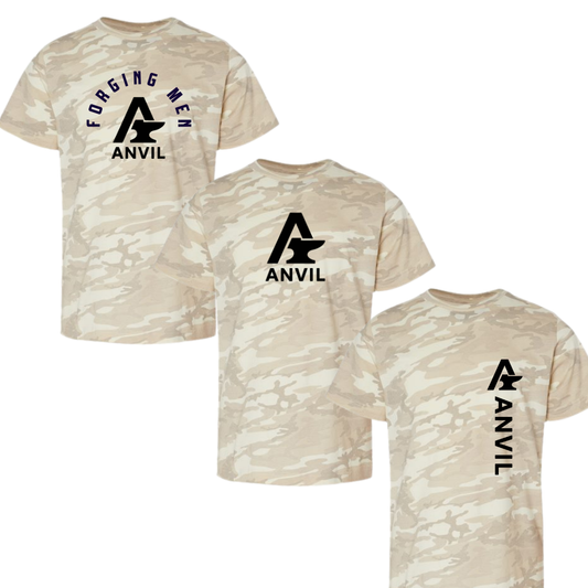 Anvil Natural Camo Tee