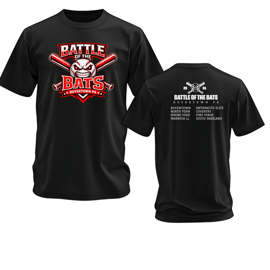 Battle Of The Bats Tournament Tee - No Customizations