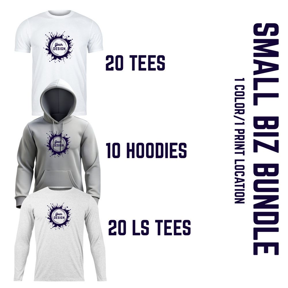 Small Biz Bundle - 50 Units- 1 Color Print
