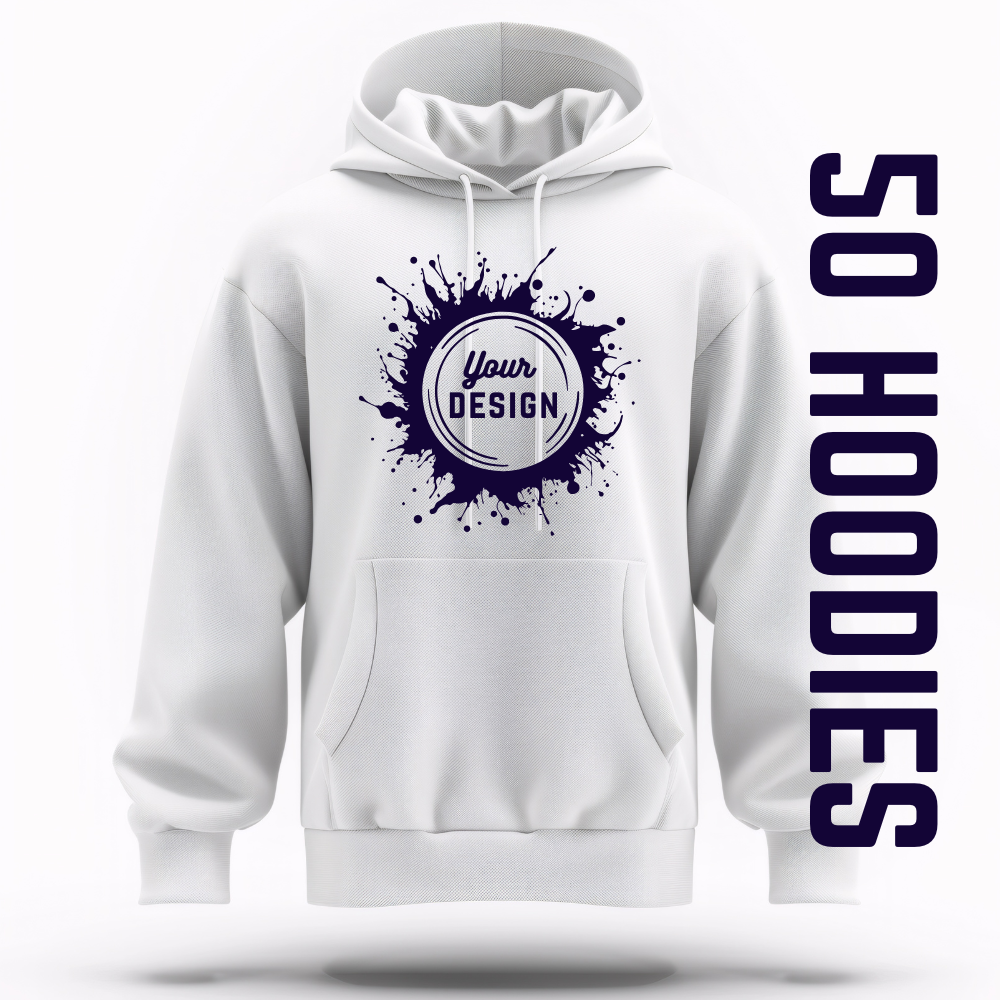50 Hoodies Package One Color