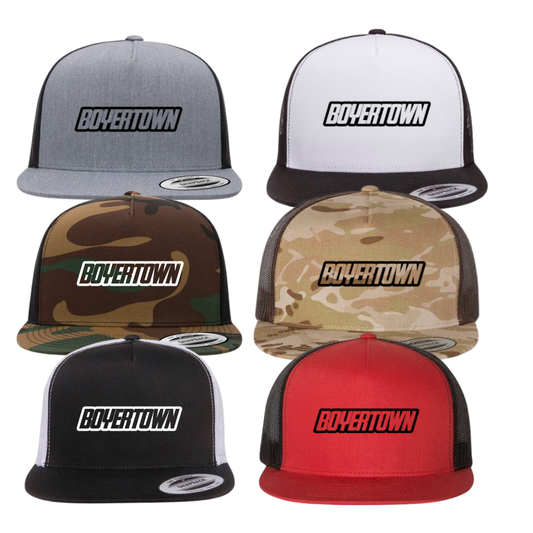 BMBL Retro BOYERTOWN Trucker Hat Flat Bill