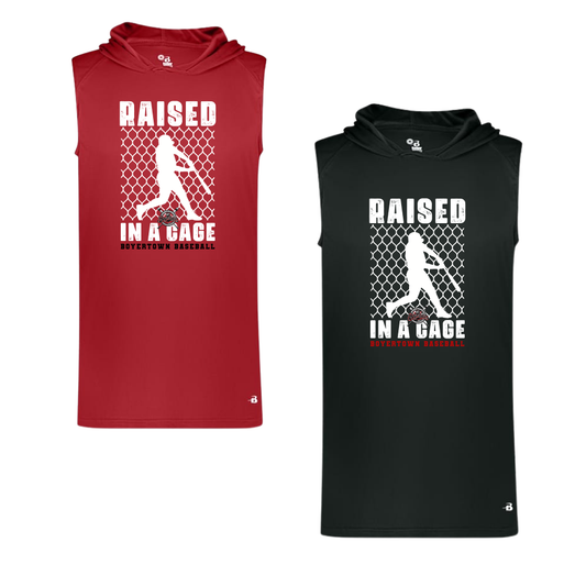 BMBL Sleeveless BP Hoodie Raised In A Cage