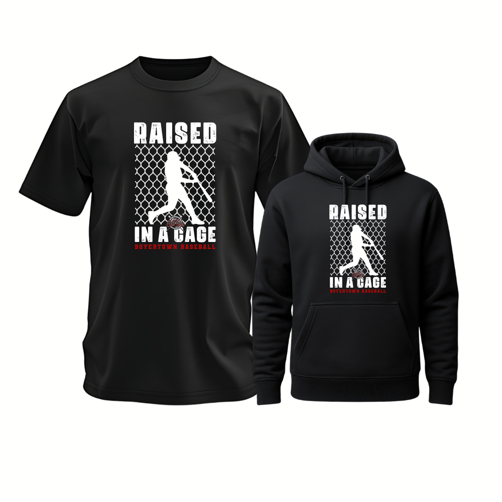 BMBL Raised In A Cage Tee & Hoodie
