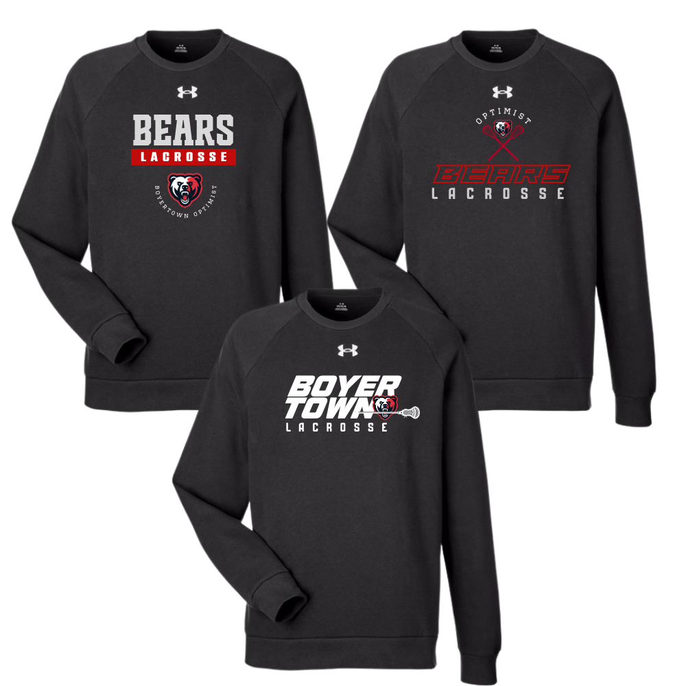 BOLT Under Armor Crewneck Mens & Ladies Black