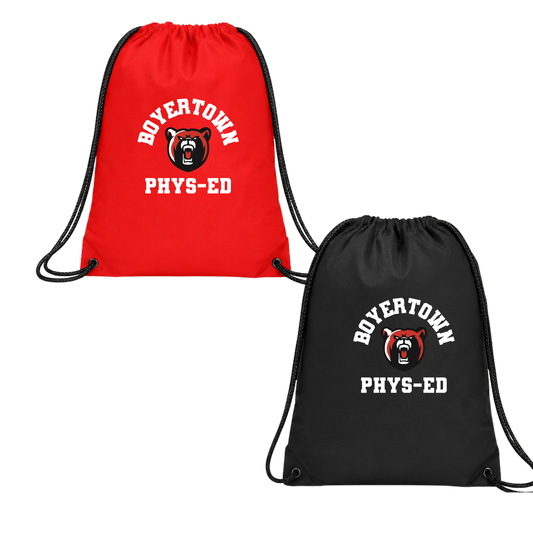 Boyertown PE 16"x18" Drawstring Gym Bag