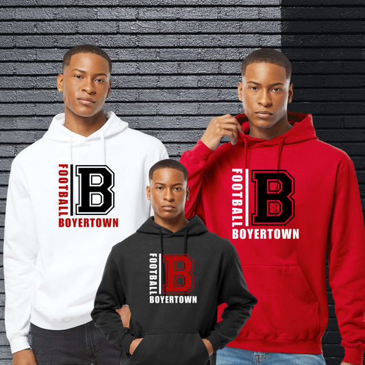Boyertown Football B Unisex Hoodie BYABT