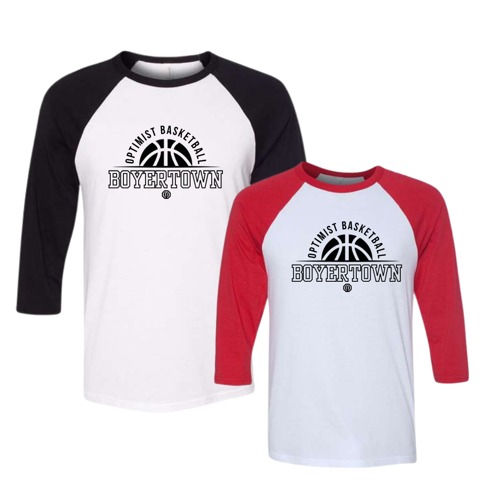 Boyertown Basketball 3/4 Sleeve