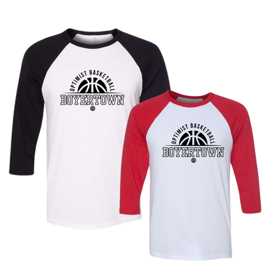 Boyertown Basketball 3/4 Sleeve