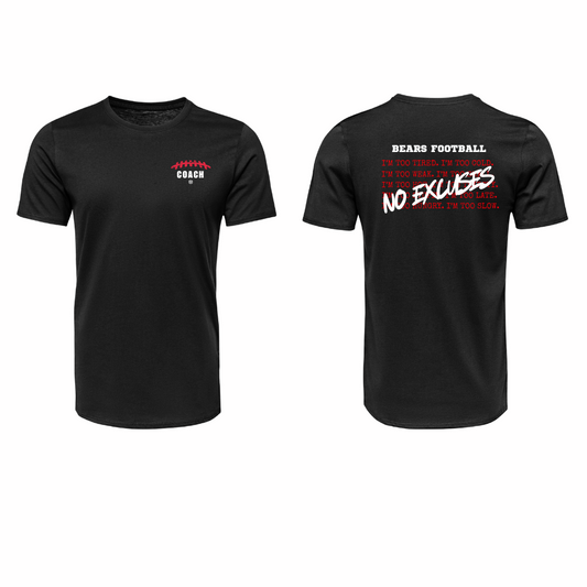 Coach Practice Tee No Excuses