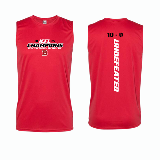 Bears ICFL Champs Undefeated Sleeveless Training Tee
