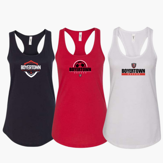 Boyertown SC Ladies Racer Back Tank