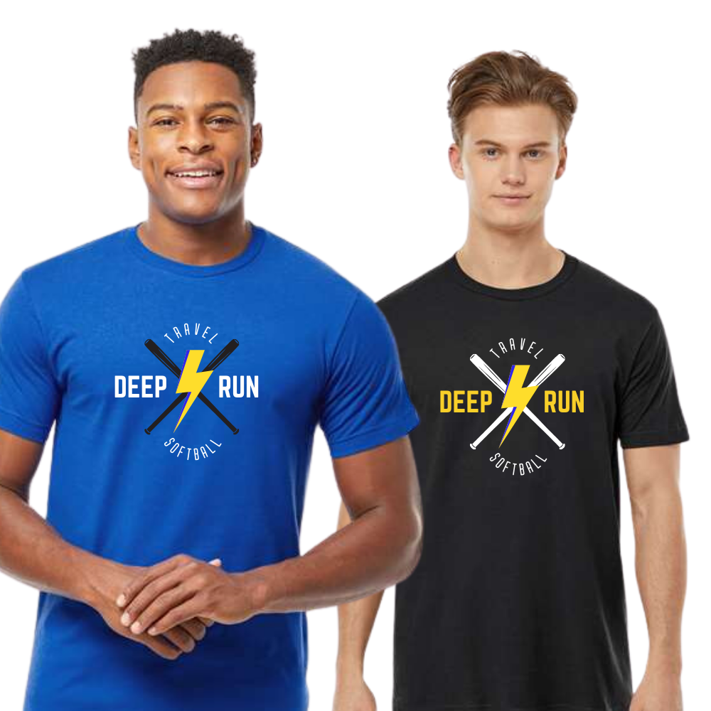 Deep Run Unisex Cotton Tee Bolt Design