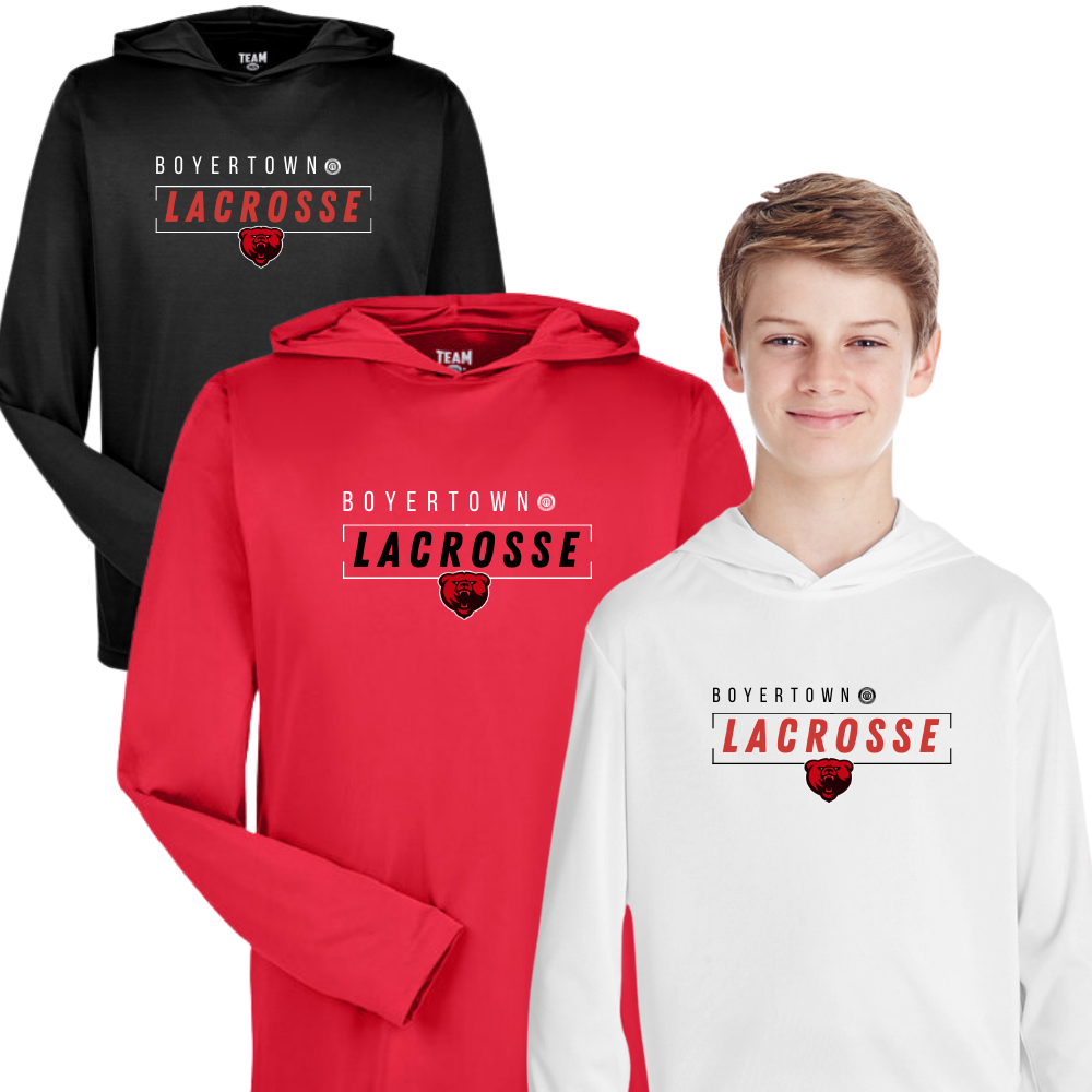 Boyertown LAX Hooded LS Performance Tee All Star