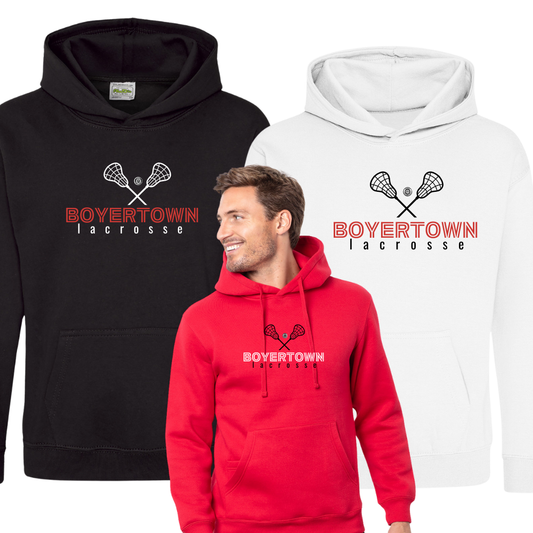 Boyertown LAX Unisex Hoodie Crossed Stix